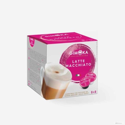 Gimoka Latte Macchiato Dolce Gusto kávékapszula 8+8db